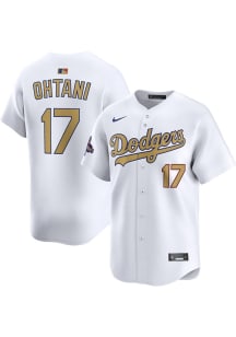 Shohei Ohtani Nike Los Angeles Dodgers Mens White 2024 World Series Champions Limited Baseball Jer..