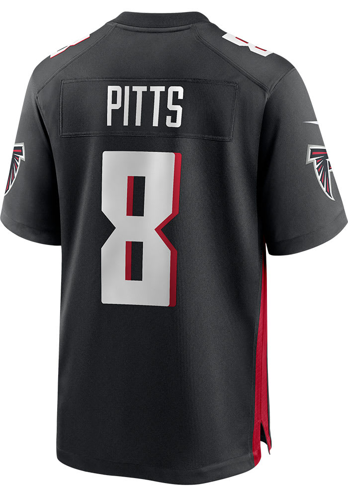 Atlanta Falcons Nike Alternate Game Jersey - Red - Kyle Pitts - Mens