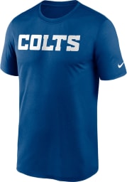 Nike Indianapolis Colts Blue Wordmark Short Sleeve T Shirt