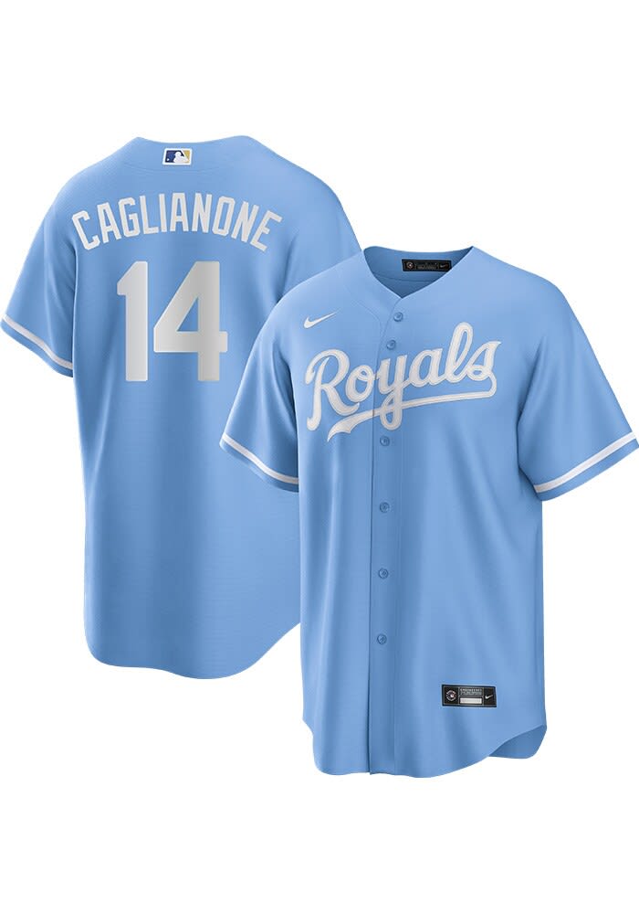 Jac Caglianone Kansas City Royals Mens Replica Alt Jersey - Light Blue