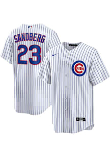 Ryne Sandberg Chicago Cubs Mens Replica Home Jersey - White