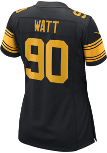 TJ Watt  Nike Pittsburgh Steelers Womens Black Alternate Game Football Jersey