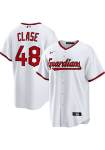 Emmanuel Clase Cleveland Guardians Mens Replica Home Jersey - White