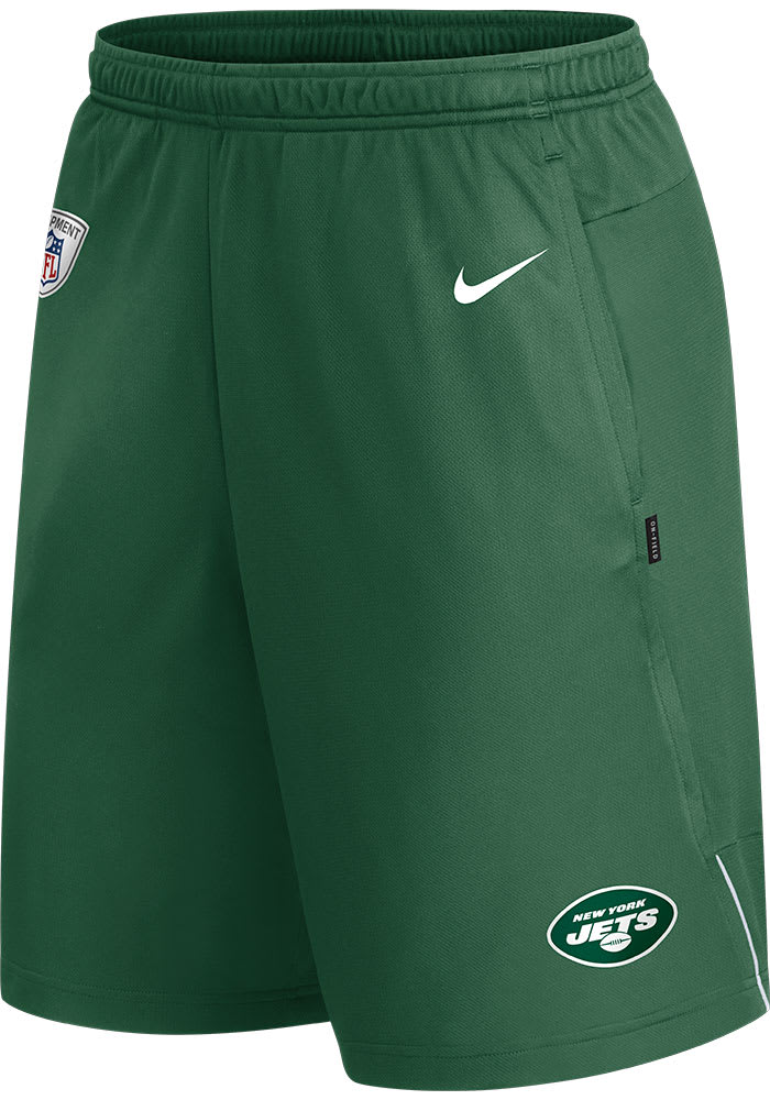 Nike New York Jets Mens Green Coach Knit Shorts