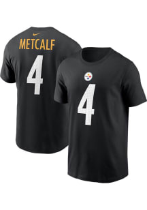 DK Metcalf Pittsburgh Steelers Black Home Short Sleeve Player T Shirt