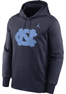 Nike North Carolina Tar Heels Mens Navy Blue Jordan Primary Logo Hood