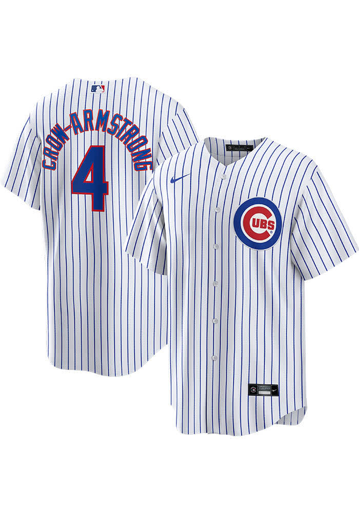 Pete Crow-Armstrong Chicago Cubs Mens Replica WHITE Home Jersey