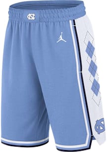 Nike North Carolina Tar Heels Mens Light Blue Jordan Basketball Shorts