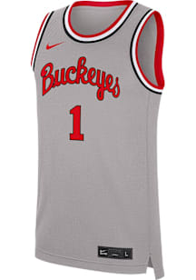 Nike Ohio State Buckeyes Grey Replica Jersey