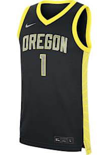 Nike Oregon Ducks Black Replica Jersey