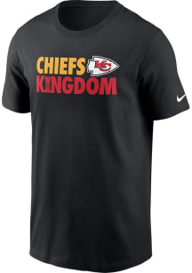Nike Kansas City Chiefs Black CHIEFS KINGDOM Short Sleeve T Shirt