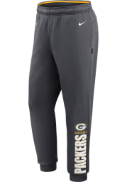 Nike Green Bay Packers Mens Grey Lockup Therma Pants