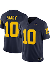 Tom Brady Nike Mens Blue Michigan Wolverines Limited Football Jersey