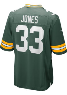 Aaron Jones  Nike Green Bay Packers Green HOME GAME Football Jersey