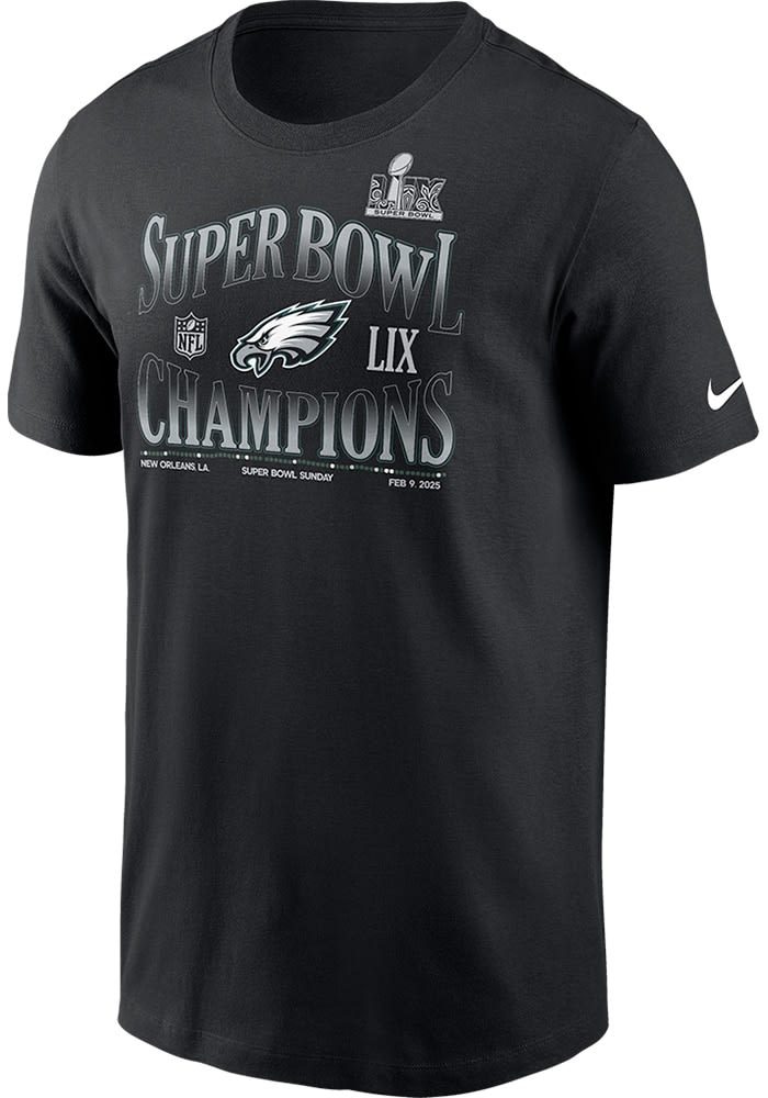 Nike Philadelphia Eagles BLACK 2024 Super Bowl Champions 90s