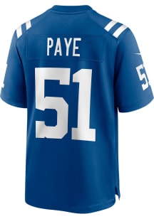Kwity Paye  Nike Indianapolis Colts Blue Home Game Football Jersey