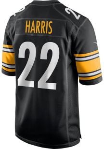 Najee Harris  Nike Pittsburgh Steelers Black Home Game Football Jersey