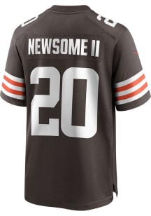 Greg Newsome II  Nike Cleveland Browns Brown Home Game Football Jersey