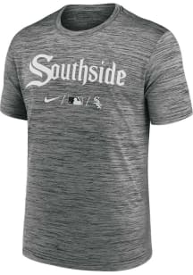 Nike Chicago White Sox Charcoal CITY CONNECT Short Sleeve T Shirt