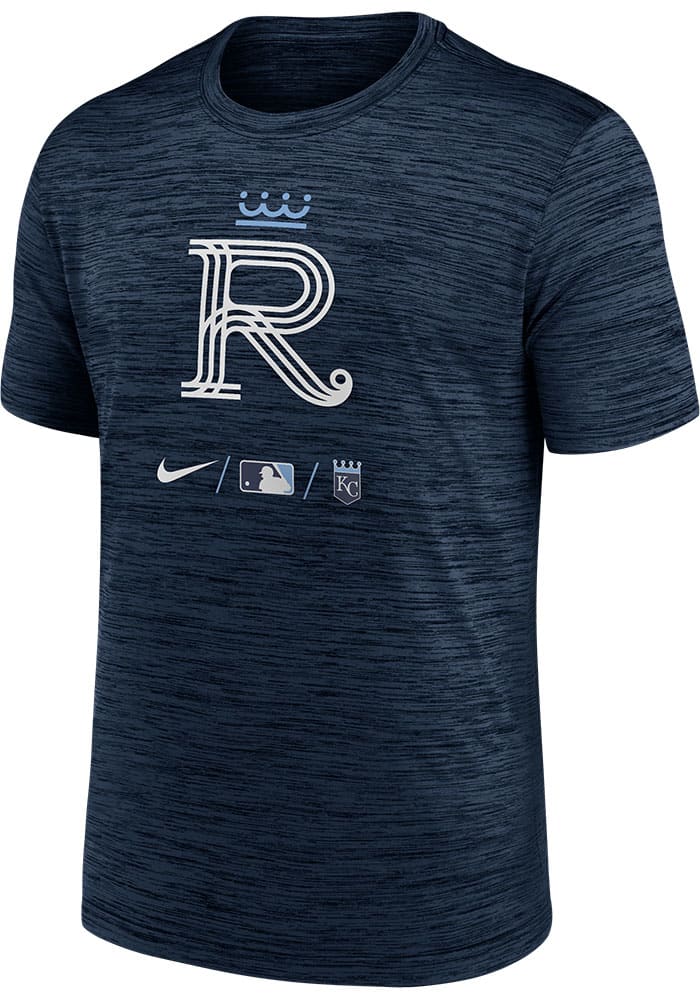 Nike Kansas City Royals Navy Blue CITY CONNECT Short Sleeve T Shirt