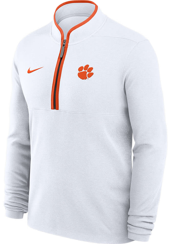 Nike Clemson Tigers Mens White Victory Pullover - 173233887