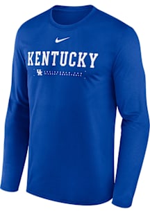 Nike Kentucky Wildcats Blue DriFIT Legend Shooting Long Sleeve T-Shirt