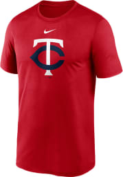 Nike Minnesota Twins Red Large Logo Legend Short Sleeve T Shirt