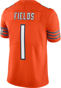 Justin Fields Nike Chicago Bears Mens Orange ALTERNATE Limited Football Jersey