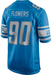 Trey Flowers Nike Detroit Lions Blue Home Game Football Jersey