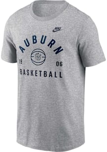 Nike Auburn Tigers Grey Legacy Arch Basketball Short Sleeve T Shirt