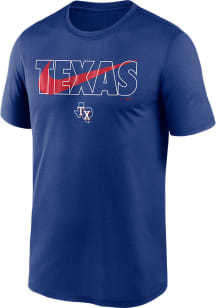 Nike Texas Rangers Blue City Swoosh Legend Short Sleeve T Shirt