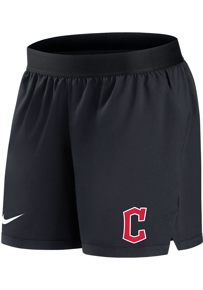 Nike Cleveland Guardians Womens Navy Blue DriFit Shorts