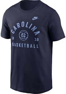 Nike North Carolina Tar Heels Navy Blue Legacy Arch Basketball Short Sleeve T Shirt