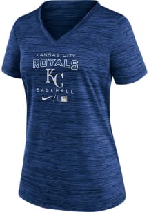 Nike Kansas City Royals Womens Blue Velocity T-Shirt