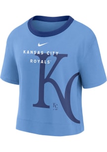 Nike Kansas City Royals Womens Light Blue First Short Sleeve T-Shirt