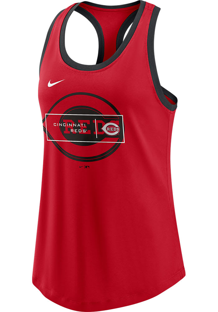 Nike Cincinnati Reds Womens Red X-ray Tank Top