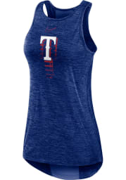 Nike Texas Rangers Womens Blue Fade Tank Top