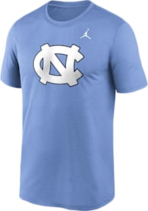 Nike North Carolina Tar Heels Light Blue Jordan Legend Primary Logo Short Sleeve T Shirt