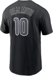 JT Realmuto Philadelphia Phillies Black Refresh Name Number Short Sleeve Player T Shirt