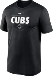 Nike Chicago Cubs Black Refresh Legend Short Sleeve T Shirt