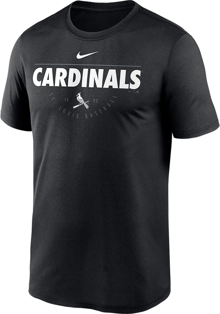 St. Louis Cardinals Nike Wordmark Legend Performance T-Shirt - Gray