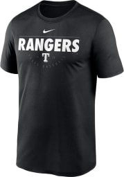 Nike Texas Rangers Black Refresh Legend Short Sleeve T Shirt