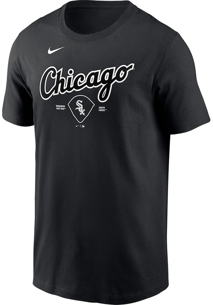Nike Chicago White Sox Black Refresh Local Territory Short Sleeve T Shirt
