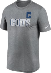 Nike Indianapolis Colts Grey Wordmark Legend Short Sleeve T Shirt