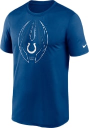 Nike Indianapolis Colts Blue Speed Outline Short Sleeve T Shirt