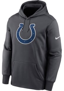 Nike Indianapolis Colts Mens Grey Prime Logo Therma Hood