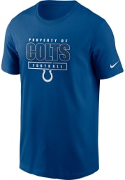 Nike Indianapolis Colts Blue Property of Short Sleeve T Shirt