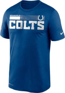Nike Indianapolis Colts Blue Team Name Legend Short Sleeve T Shirt