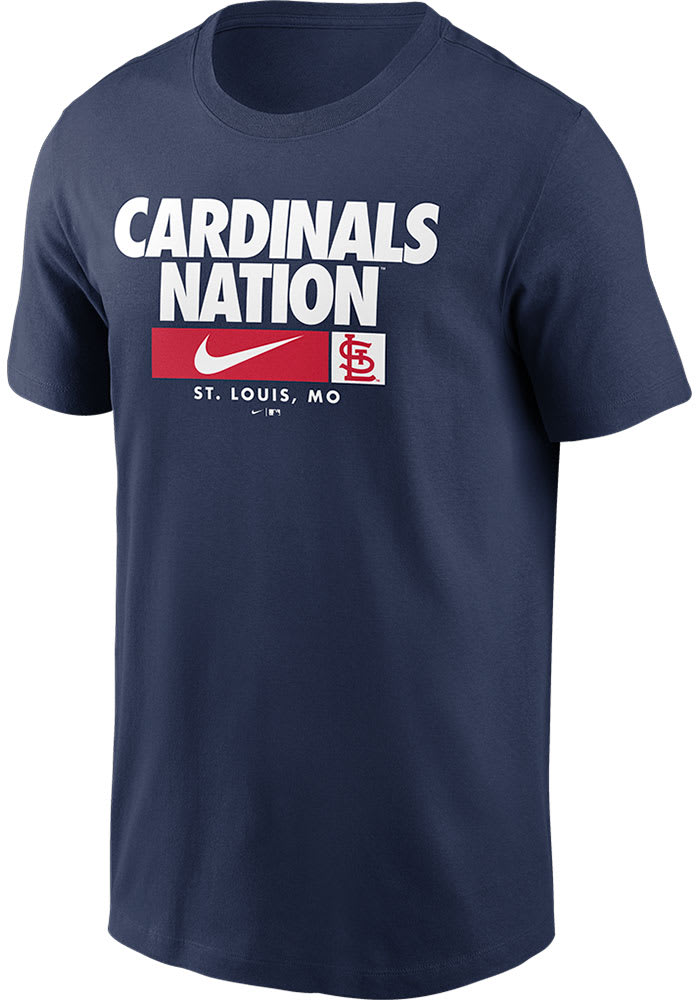 Nike St Louis Cardinals Red Wordmark Short Sleeve T Shirt