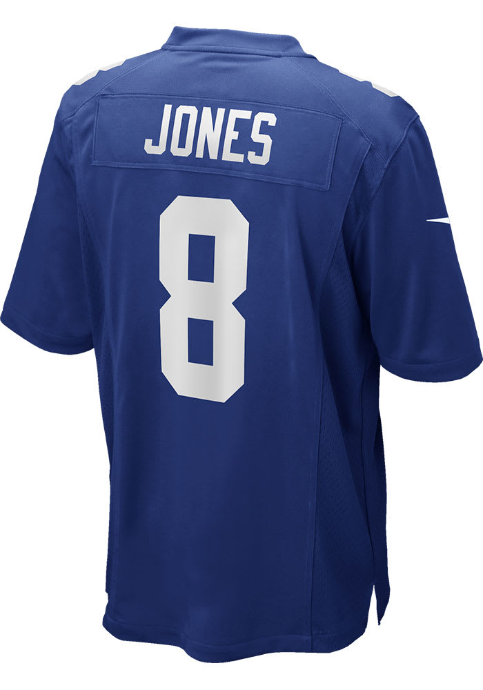 Nike NFL New York Giants (Daniel Jones) Men's Game Football Jersey - Blue S